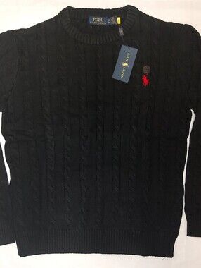 Polo Ralph Lauren Men's Cable Knit Crewneck Sweater
